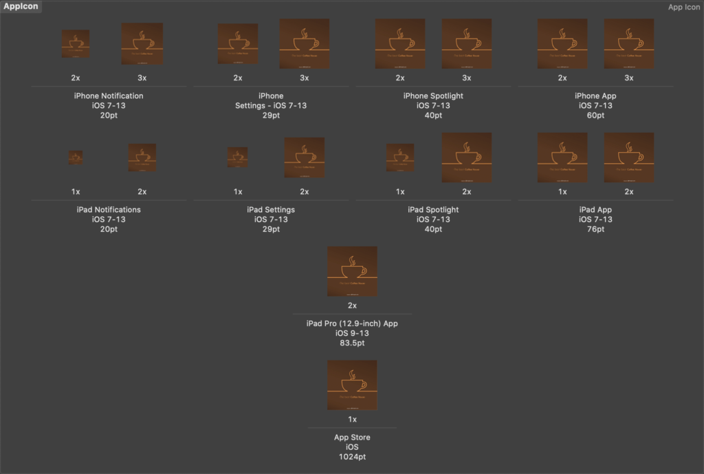 Xcode App Icons