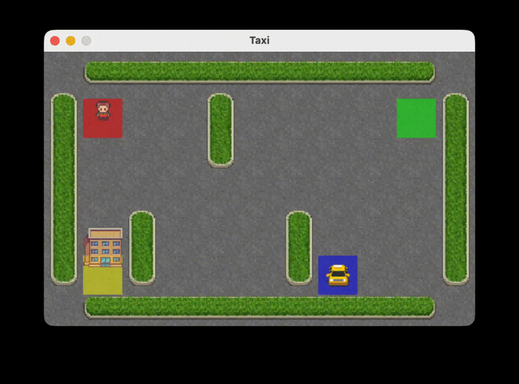 Taxi by On-Policy Monte Carlo.